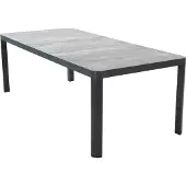 In And OutdoorMatch Tisch - 220x100x74 cm - Aluminium - Keramiklatten