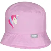 Sterntaler Sonnenhut "Bade Fischerhut Einhorn", Mädchen, Gr. 43, rosa (perlrosa), Obermaterial: 100% Polyester PES., Hüte Sonnenhut