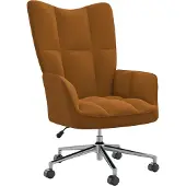 Syfax Relaxsessel Braun Samt