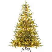 Northix 180 cm großer künstlicher Weihnachtsbaum mit 250 LED-Lichtern