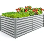 Northix Hochbeet, Metall, 180 x 95 x 60 cm, offener Boden