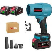 OEM Turbo-Bläser, bürstenloser Motor, 350 m/s Windgeschwindigkeit, 2Batterie 1EU Ladegerät