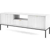 AX Living Lowboard TV Eternas 154 cm modernes Design, Weiß