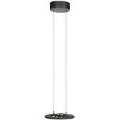 Steinhauer Schlanke Pendelleuchte Soleil Ø 32cm schwarz