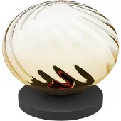 Stars of Light LED-Tischlampe Pantoja schwarz/amber 24cm CCT