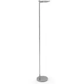 Steinhauer LED-Stehleuchte Turound 40 W – 2200–4000 K – 187 cm Edelstahl-Klarglas