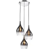 Paul Neuhaus Hängelampe Pilua, dimmbar, alu / grau / zink, für Wohn- / Esszimmer, Glas, Modern, Pendelleuchte