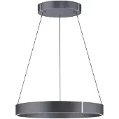 Neuhaus PURE LED-Hängeleuchte E-Clipse, mystic grey, Ø 70 cm, CCT