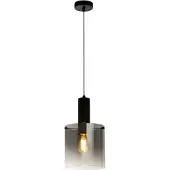 Searchlight Hängeleuchte Sweden, einflammig, Stahl, Glas, E27