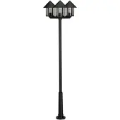 Albert 662042 Mastleuchte 3-fl. Typ Nr. 2042 - Farbe: schwarz, für 3 x Lampe, E27*** ACHTUNG: 2 Packstücke ***