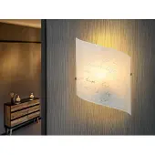 Meine Wunschleuchte Moderne Wandleuchte mit Glas Lampenschirm für Treppenhaus, Wohnzimmer, Flurlampe