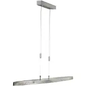 FISCHER&HONSEL GMBH LED-Hängeleuchte Colmar, CCT, nickel, Länge 106 cm