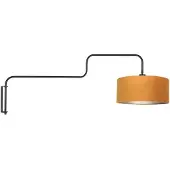 Steinhauer Wandlampe Bloeba, schwarz, für Wohn- / Esszimmer, Metall, Modern, Wandleuchte, Wandlampe Innen