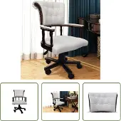 The Living Store Bürodrehstuhl Weiß