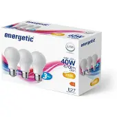 Energetic Energetische LED-Glühlampen E27 40W 3 Stück