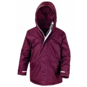 Result Core Kinder Winter Parka FK599 (7-8 Jahre) (Burgunder)