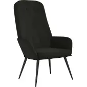 Syfax Relaxsessel Schwarz Samt