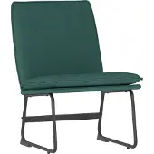 Syfax Loungesessel Dunkelgrün 52x75x76 cm Stoff