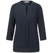 Peter Hahn Blusen-Shirt 3/4-Arm schwarz, 44