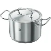Zwilling TWIN Classic, 4 l, Edelstahl, Keramik, Gas, Halogen, Induktion, Versiegelte Platte, Edelstahl, Edelstahl, Edelstahl
