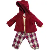 Miniland Puppenkleidung 3tlg Jacke Shirt Hose bis Puppengröße 38cm