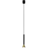 Faro Zylindrische LED-Pendelleuchte Danka in Gold satin