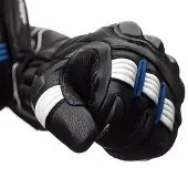 Rst Pilot Handschuhe Schwarz Blau Weiß Größe 9
