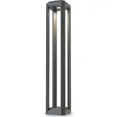 Maytoni LED-Wegeleuchte Royal Mile, grau, Höhe 80 cm, Alu