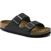 Birkenstock 752481 Herren-Pantoletten in Schwarz – weite Passform