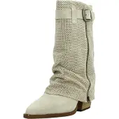 Alpe für Damen. 527611 Dua beige Lederstiefel (39), 3 bis 5 cm, Reißverschluss, Lässig