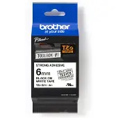 Brother TZE-S211, TZ, Schwarz, Tintenstrahl, China, 5 Jahr(e), 6 mm