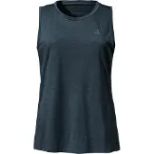 Schöffel Funktionsshirt SCHÖFFEL "CIRC Top Tauron L", Damen, Gr. 48, blau (8820, blau), Oberstoff: 100% Polyester, Rundhals, Shirts Funktionsshirt