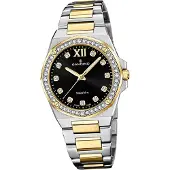Candino Damen Uhr Analog Elegant Edelstahl Armbanduhr Elegance silber gold D2UC4752/3