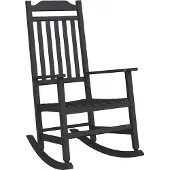 Syfax Schaukelstuhl Schwarz 84 x 65 x 114 cm Harz