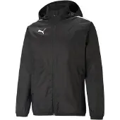 Puma Herren Teamliga All Weather Jacket Sweater, Black-Black, XXL EU