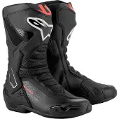 Alpinestars stiefel SMX-6 3, (schwarz/rot fluo, Größe 50)