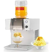 Vevor Schneeflocken-Eismaschine, 80 kg/Tag Eis-Rasiermaschine, Eisrasierer mit Edelstahlklinge, elektrischer Bingsu-Maschine mit 1,8 L Tank, 90-s-Schnellkühlung, für Zuhause kleine Veranstaltung