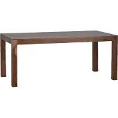 MiaMöbel Esstisch Lendra 180x90 cm Modern Massivholz Teak Hellbraun