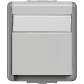 Siemens 5UB4718 DELTA fläche IP44 AP SCHUKO-Steckdose 1-fach mit Schriftf. u. erh. Berührungsschutz