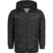 Lonsdale Jungen Jacke mit Kapuze BRYNGWYN Black 128