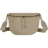 Gallantry Paris Gallantry, Bananen Tasche mit Schulterriemen Luna aus Stoff, Taupe