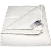 Polydaun ELKE dekbed 4-seizoenen, Weiß, Einfarbig, Baumwolle, 450 g/m², 140 x 200 cm, 1 Stück(e)