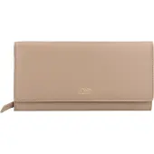 L.credi Leder Geldbörse Evelyn Flap Wallet Taupe