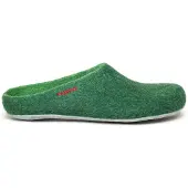 Gottstein Magicfelt 701 Uni Wollfilz-Pantoffel Dunkelgrün (Dark Green), 17701-4818 - Gr. 40