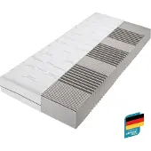 Beco Grandmaster Luxus-Matratze (26cm): Schlafen wie im 5-Sterne-Hotel 90x200 H2 Weiß, Härtegrad H2 (60 kg - 80 kg)