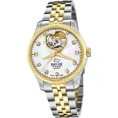 Jaguar Edelstahl Damen Uhr Analog Elegant silber gold Coeur D2UJ995/1