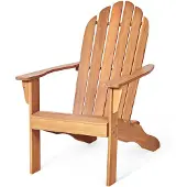 Costway Adirondack Stuhl, Gartenstuhl Akazienholz, Adirondack Chair bis 160kg