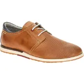 Pikolinos für Herren. M8W-6429 Saler braune Lederschuhe (39), Wohnung, 1 bis 3 cm, Schnürsenkel, Lässig, Klassisch