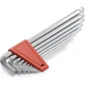 PB Swiss Tools Sechskant-Winkelschraubendreher-Satz, mit Kugelkopf, verchromt, 9-teilig
