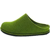 Iesse Schuh Haflinger Flair Soft Uni Hausschuh in Grün, Größe 46